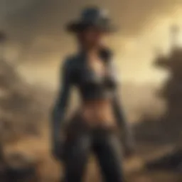 Intricate design of a raider hat showcasing post-apocalyptic fashion.