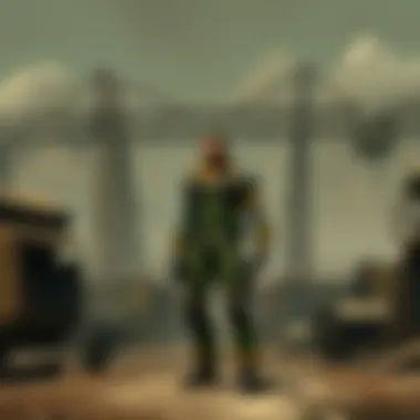 A detailed view of an intricate item found within the yard