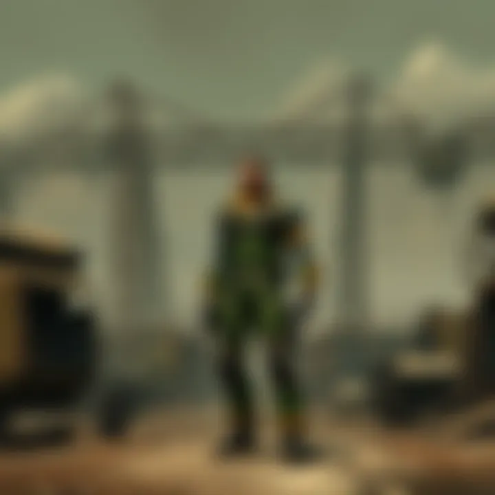 A detailed view of an intricate item found within the yard